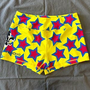 Barbell Voodoo Pink Star Crossfit/Booty Shorts. Size Medium